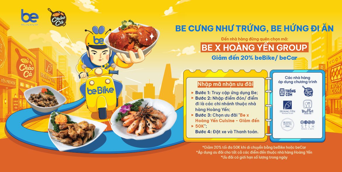 Ưu Đãi Đến 50K Chuyến Be Đến Chảo Cá