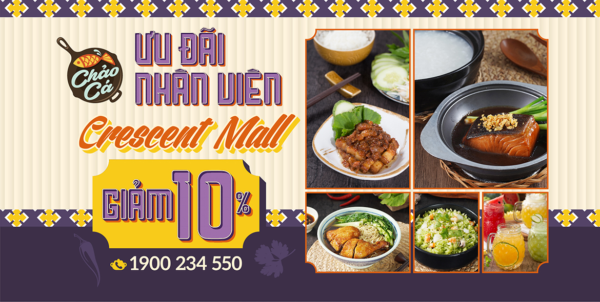 ƯU ĐÃI DÀNH RIÊNG CHO NHÂN VIÊN CRESCENT MALL – GIẢM NGAY 10%