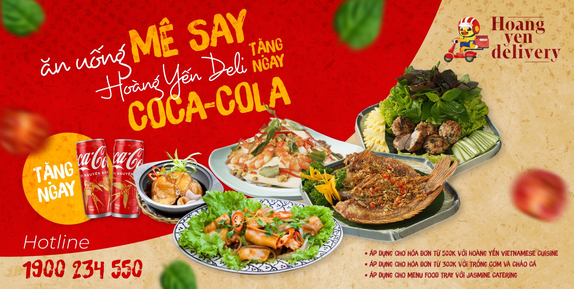 ĂN UỐNG MÊ SAY – Hoàng Yến Deli tặng ngay Coca-Cola 