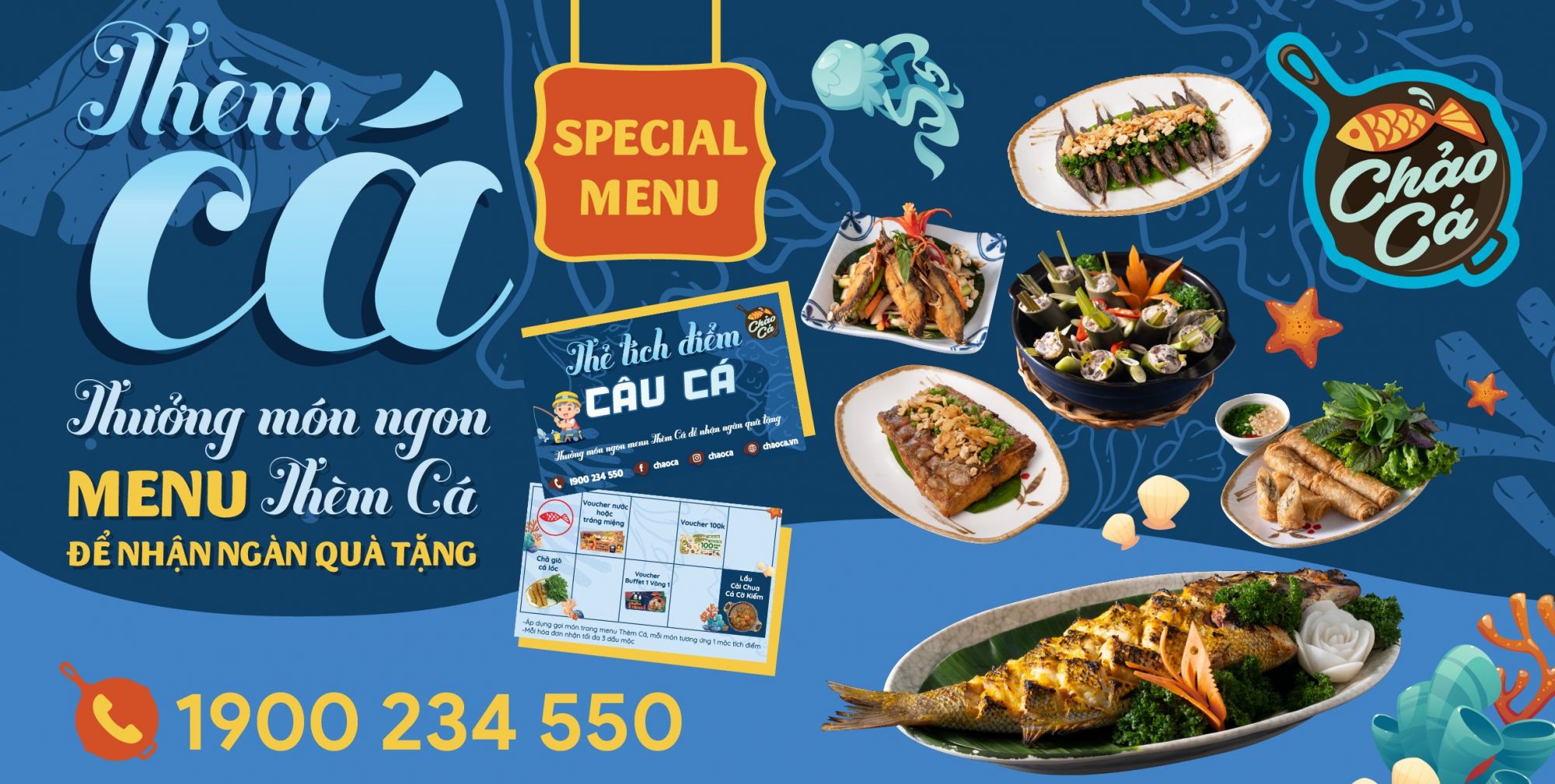 THƯỞNG THỨC MENU ĐẶC BIỆT- THÈM CÁ, NHẬN NGÀN QUÀ TẶNG