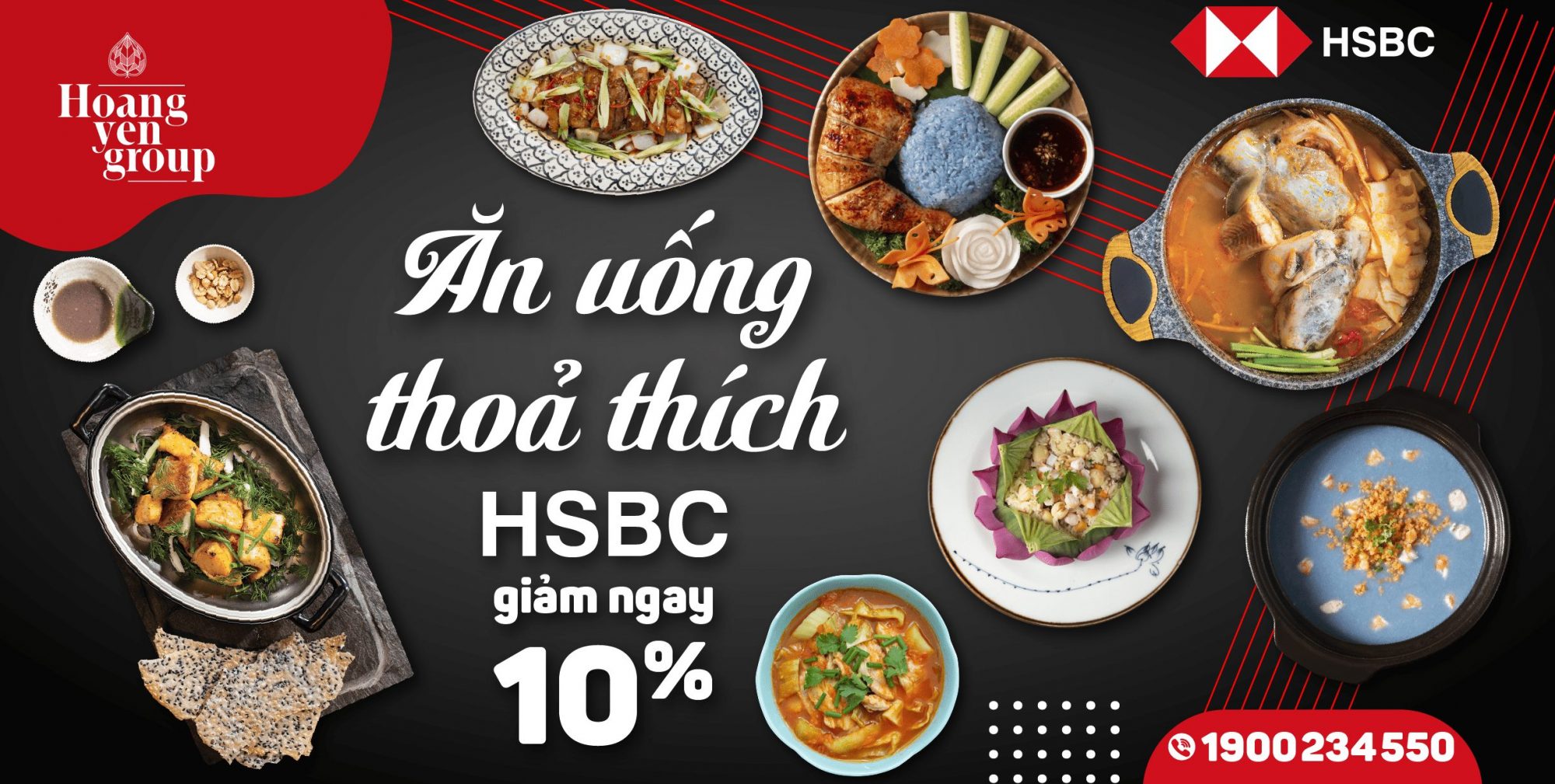 ĂN NGON THỎA THÍCH – HSBC GIẢM 10%