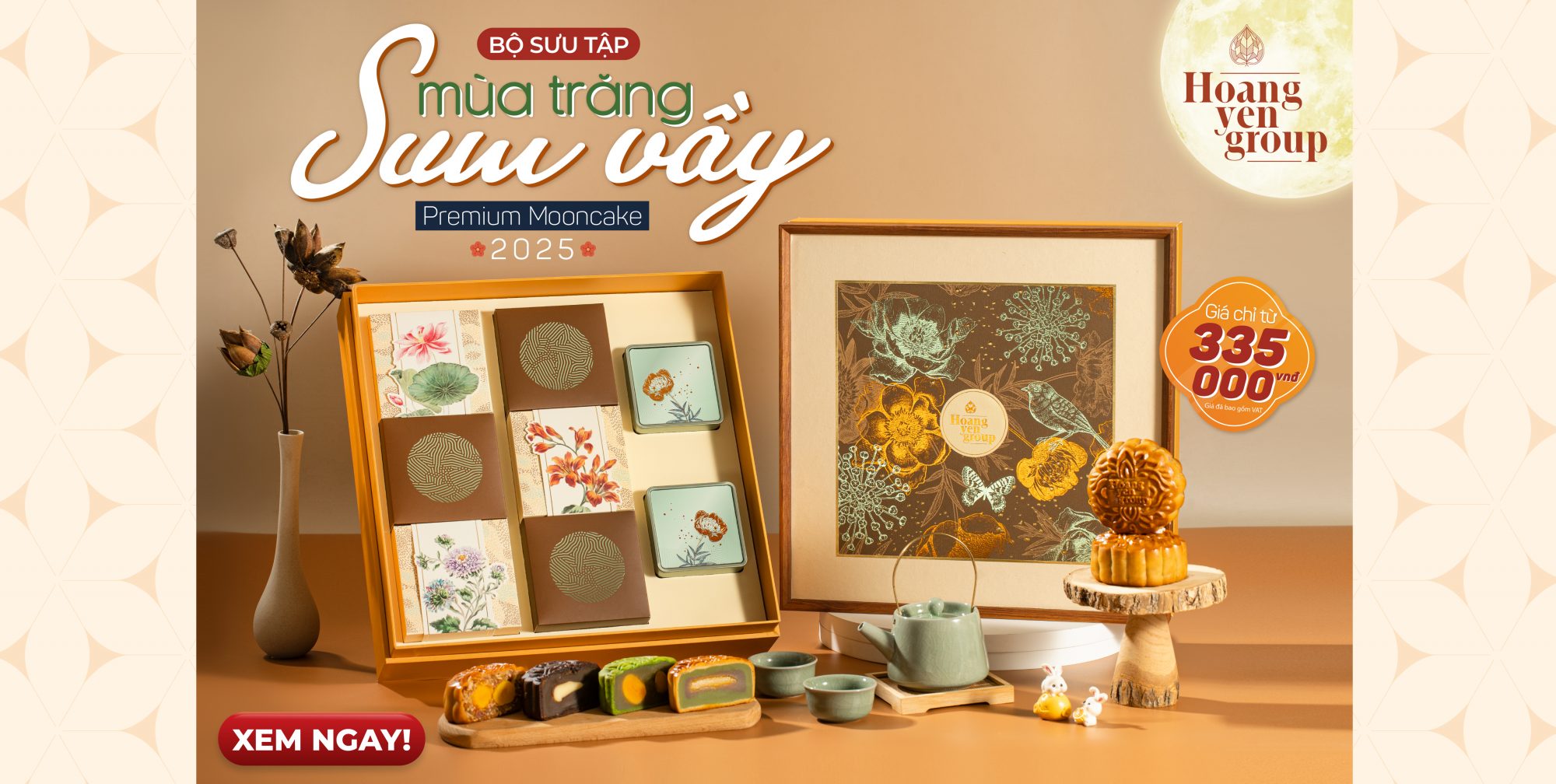 BỘ QUÀ TẶNG BÁNH TRUNG THU 2025 – HOÀNG YẾN GROUP